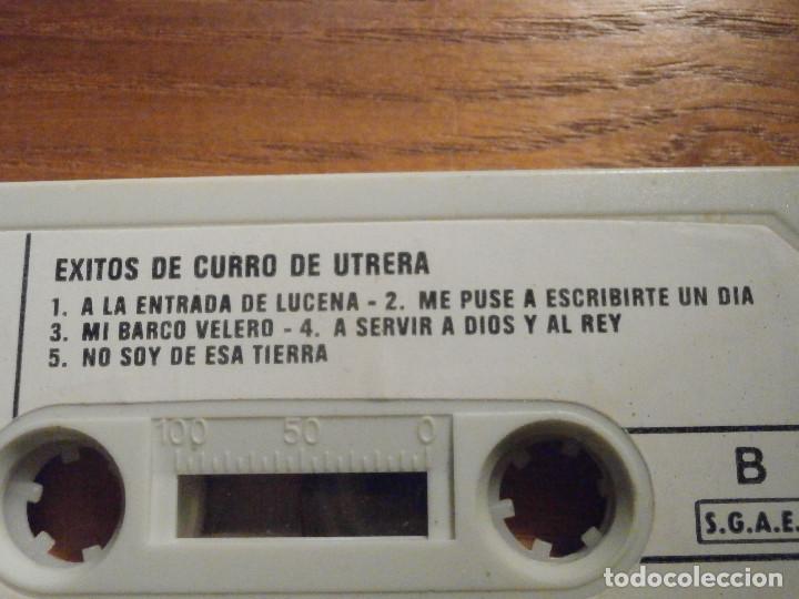 Casetes antiguos: Cinta de Cassette - CURRO DE UTRERA - EXITOS - HISPAVOX 1979 - Foto 3
