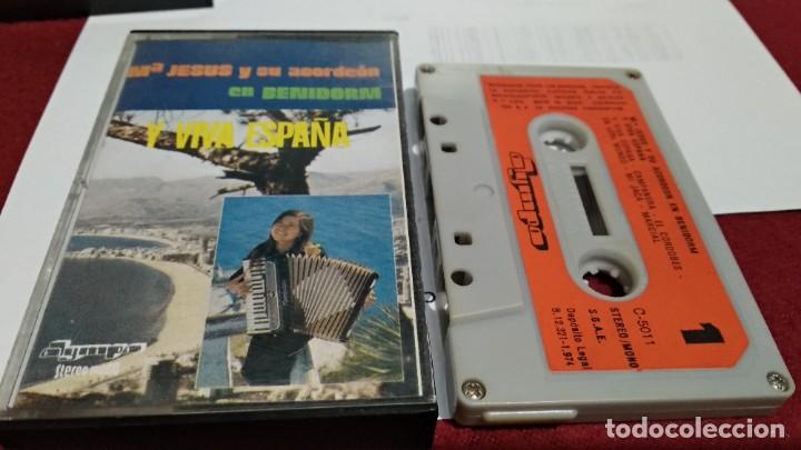 Casetes antiguos: CASETE CINTA CASSETTE ( MARIA JESUS Y SU ACORDE&Oacute;N - EN BENIDORM ) 1974 OLIMPO