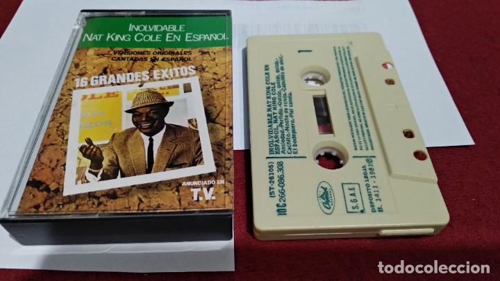 Casetes antiguos: CASETE CINTA CASSETTE ( Nat King Cole ?&ndash; Inolvidable - Nat King Cole En Espa&ntilde;ol ) 1981 EMI 16 EXITOS