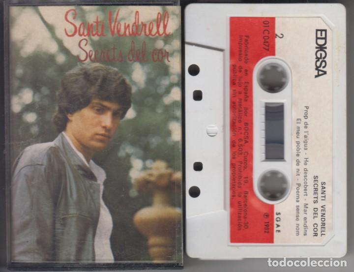 Casetes antiguos: Santi Vendrell cassette Secrets del Cor 1982 Edigsa - Foto 1