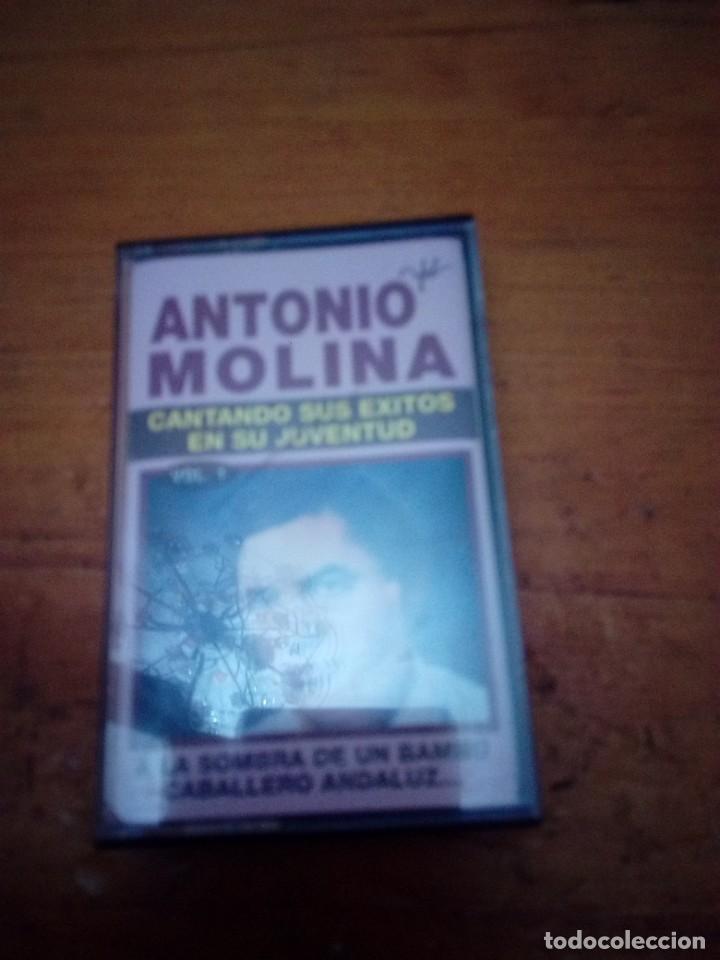 Casetes antiguos: ANTONIO MOLINA CANTANDO SUS EXITOS EN SU JUVENTUD. B15F - Foto 1
