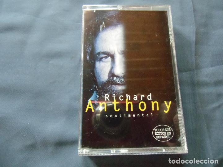 Casetes antiguos: CINTA CASSETE. RICHARD ANTHONY. SENTIMENTAL. DIVUCSA 1996. - Foto 1