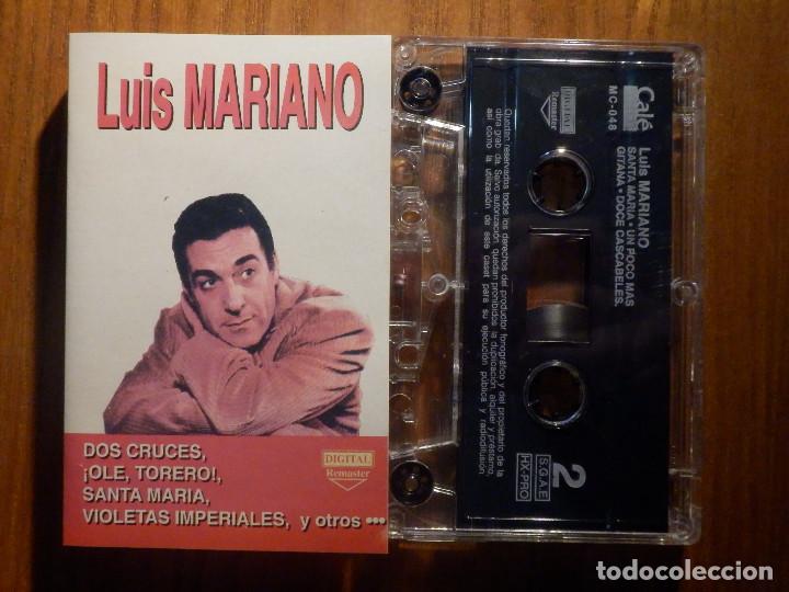 Casetes antiguos: Cinta de Cassette - Luis Mariano - Cal&eacute; records 1995 - Foto 1