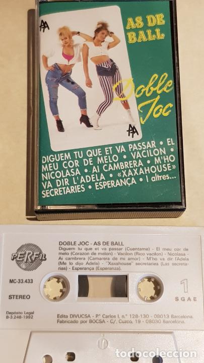 Casetes antiguos: DOBLE JOC / AS DE BALL / MC - PERFIL-1992 / IMPECABLE - Foto 1