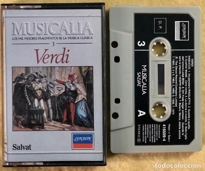 Casetes antiguos: SALVAT MUSICALIA N&ordm; 3 -CASSETTE- VERDI