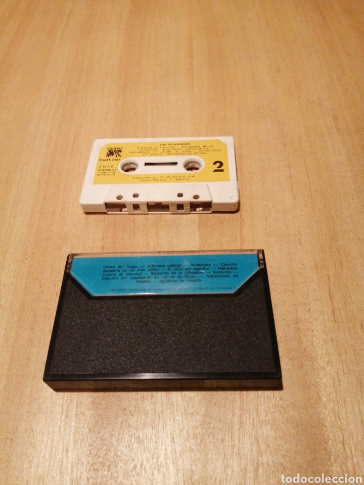 Casetes antiguos: Los Rel&aacute;mpagos. Recopilatorio. - Foto 2