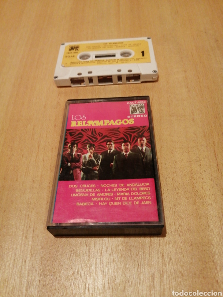Casetes antiguos: Los Rel&aacute;mpagos. Recopilatorio. - Foto 1