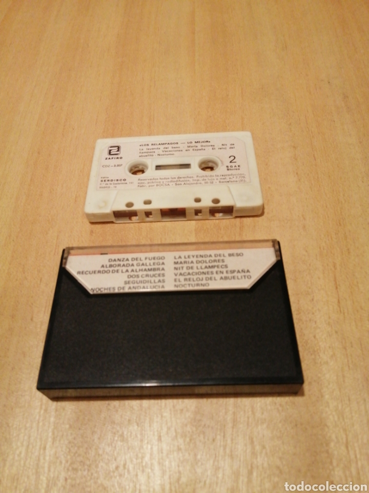 Casetes antiguos: Los Rel&aacute;mpagos. Lo mejor de.. - Foto 2