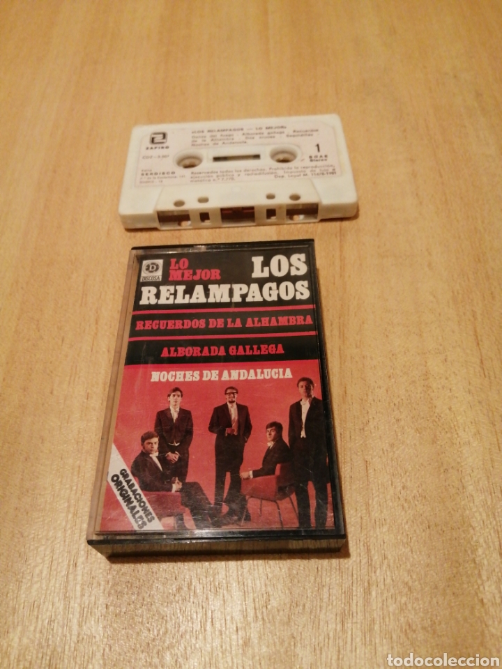 Casetes antiguos: Los Rel&aacute;mpagos. Lo mejor de.. - Foto 1