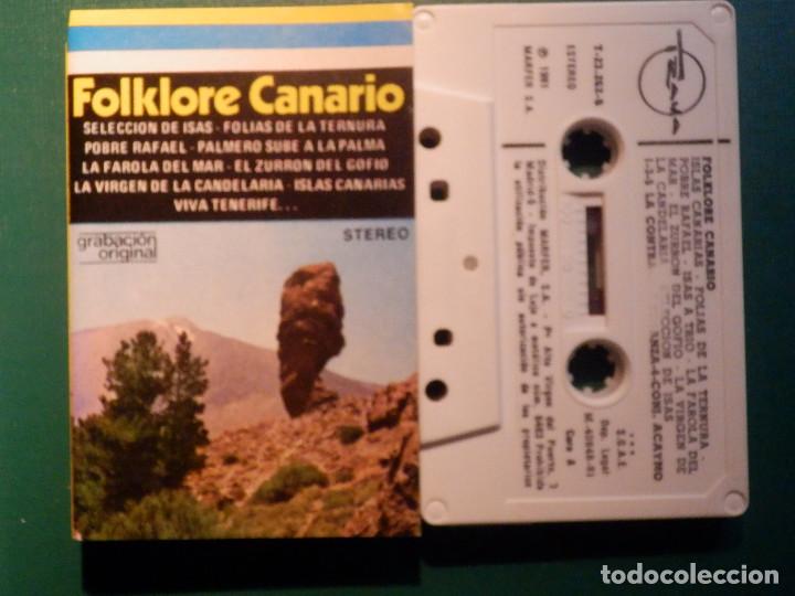Casetes antiguos: Cassette - Folklore Canario - Trama 1981 - Foto 1