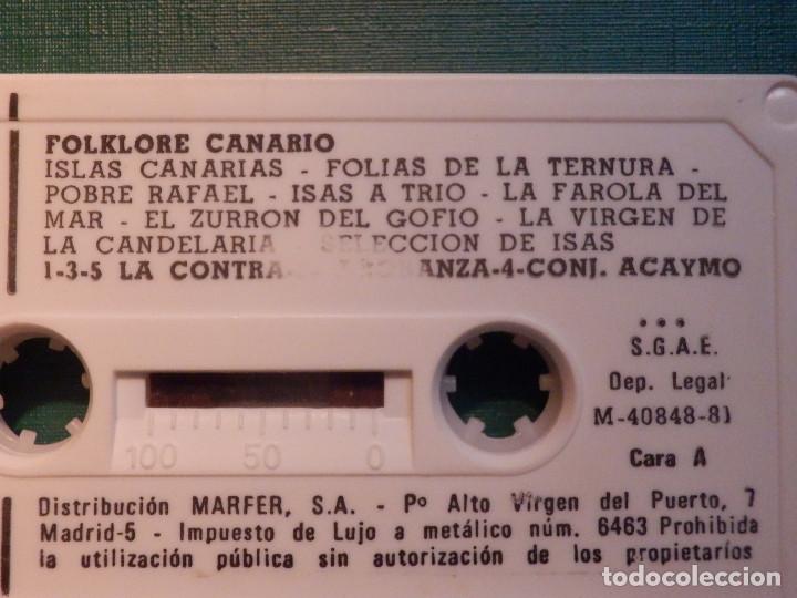 Casetes antiguos: Cassette - Folklore Canario - Trama 1981 - Foto 2