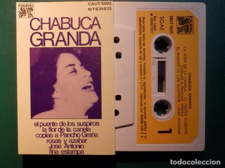 Casetes antiguos: Cinta en Cassette - Chabuca Granda - Caudal 1977 - Foto 1