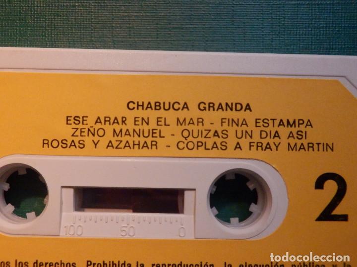 Casetes antiguos: Cinta en Cassette - Chabuca Granda - Caudal 1977 - Foto 3