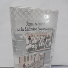 Casetes antiguos: CASSET. TEMAS DE HISTORIA DE LA EDUCACION CONTEMPORANEA. 6 CASSETES. UNED 1996.