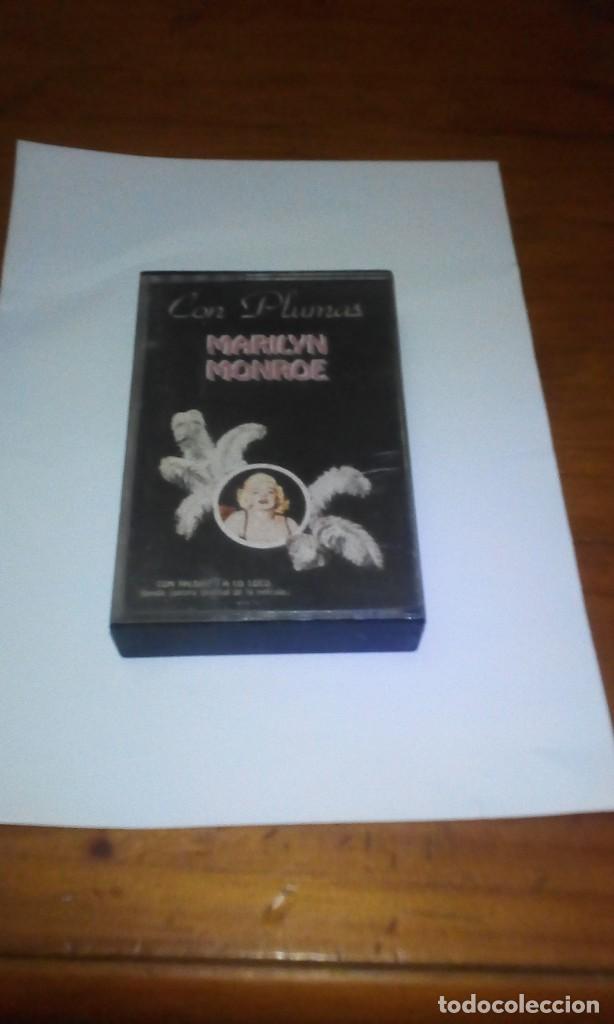 Casetes antiguos: CON PLUMAS. MARILYN MONROE. C18F - Foto 1