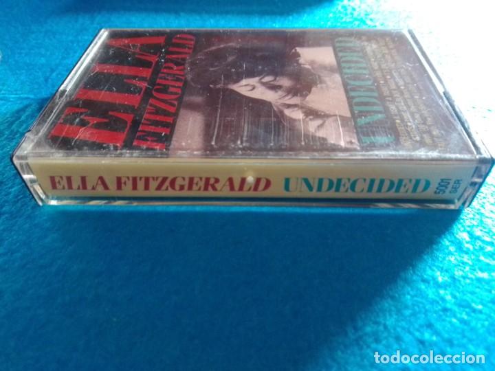 Casetes antiguos: ELLA FITZGERALD - UNDECIDED - CASSETTE - Foto 2