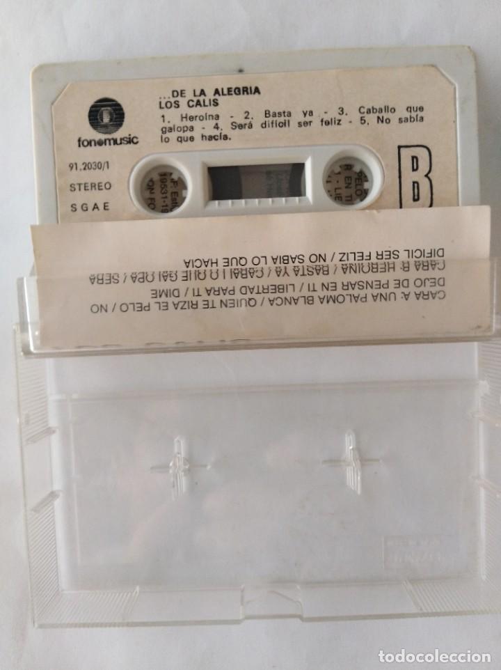 Casetes antiguos: Cinta de caset original - los calis. (853) - Foto 2