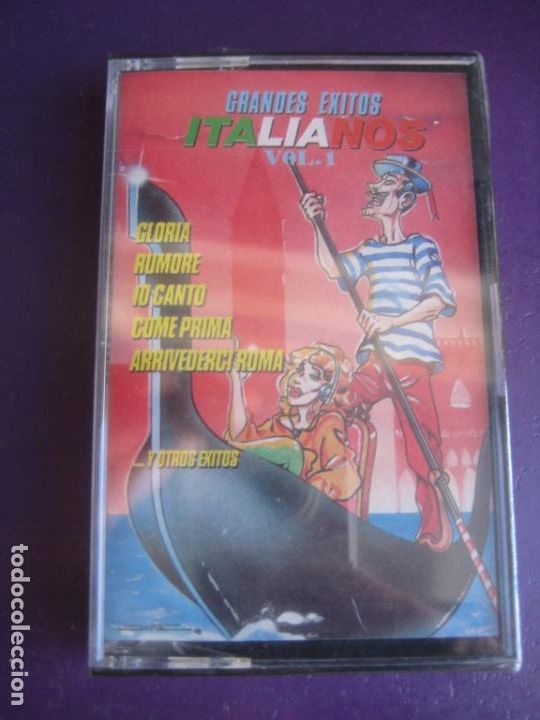 Cassetes antigas: GRANDES EXITOS ITALIANOS CASETE PRECINTADA - FRAGMENTOS DE CLASICOS ITALIA 60'S 70'S 80'S
