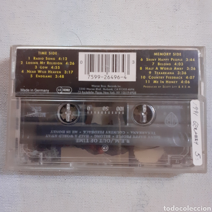 Casetes antiguos: * R.E.M. Out of time. Germany 1991. - Foto 2