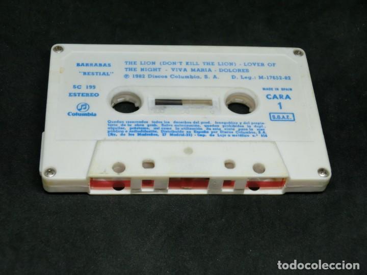 Casetes antiguos: CASETE - BARRAB&Aacute;S - BESTIAL - 1982 - Foto 4