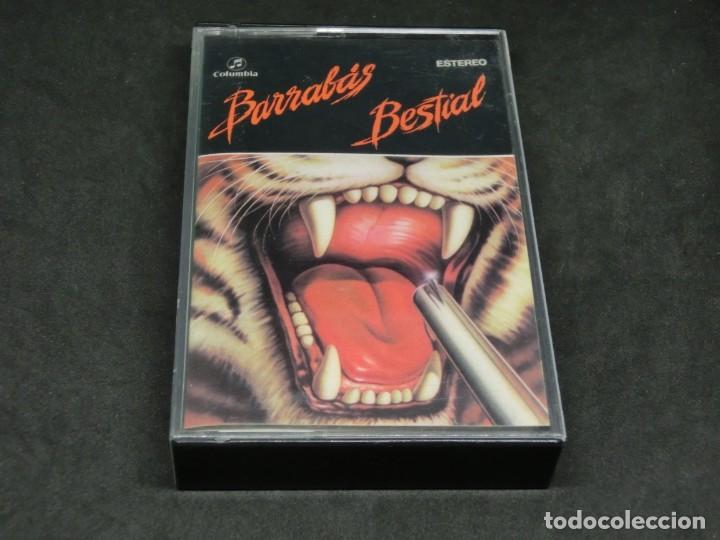 Casetes antiguos: CASETE - BARRAB&Aacute;S - BESTIAL - 1982 - Foto 1