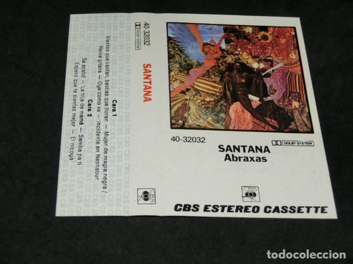 Casetes antiguos: CASETE - SANTANA - ABRAXAS - 1982 - Foto 3