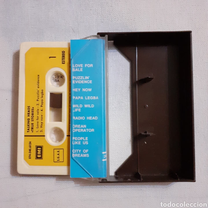 Casetes antiguos: Talking Heads. True Stories. Espa&ntilde;a 1986. - Foto 2