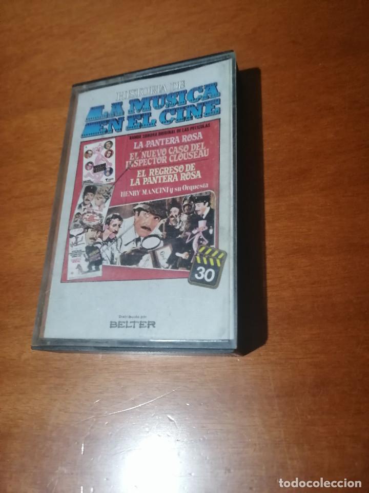 Casetes antiguos: HISTORIA DE LA M&Uacute;SICA EN EL CINE. CASETE. BUEN ESTADO.