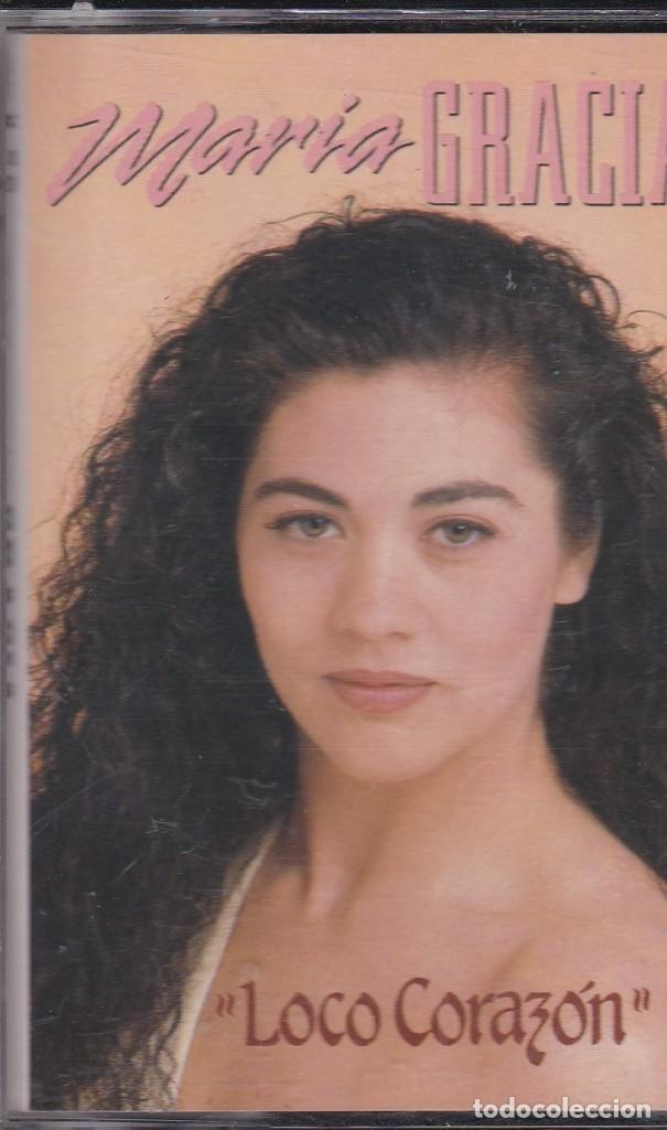 Casetes antiguos: Mar&iacute;a Gracias - Loco Coraz&oacute;n - Cassette - Foto 1