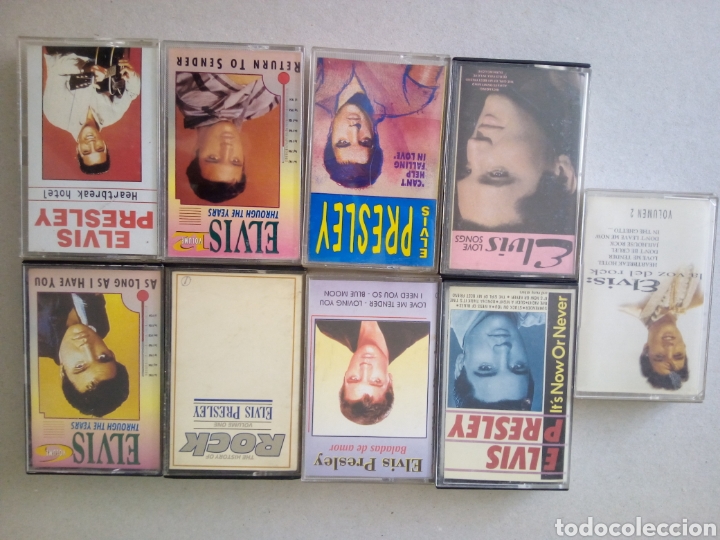 Casetes antiguos: 9 casetes Elvis Presley - Foto 3