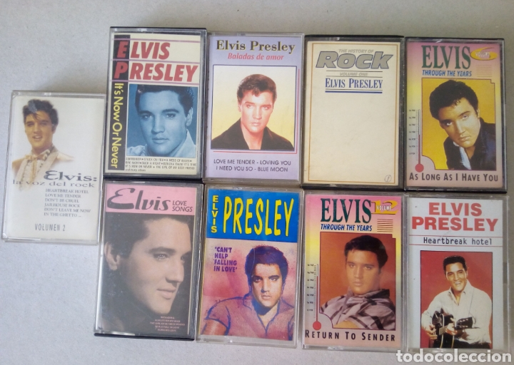 Casetes antiguos: 9 casetes Elvis Presley - Foto 7