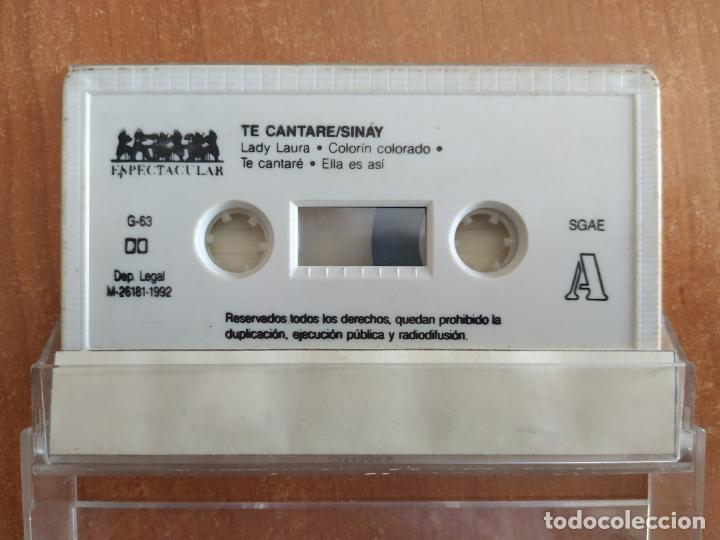 Casetes antiguos: SINAY. Te cantar&eacute;. Espectacular. A&ntilde;o 1992. - Foto 1