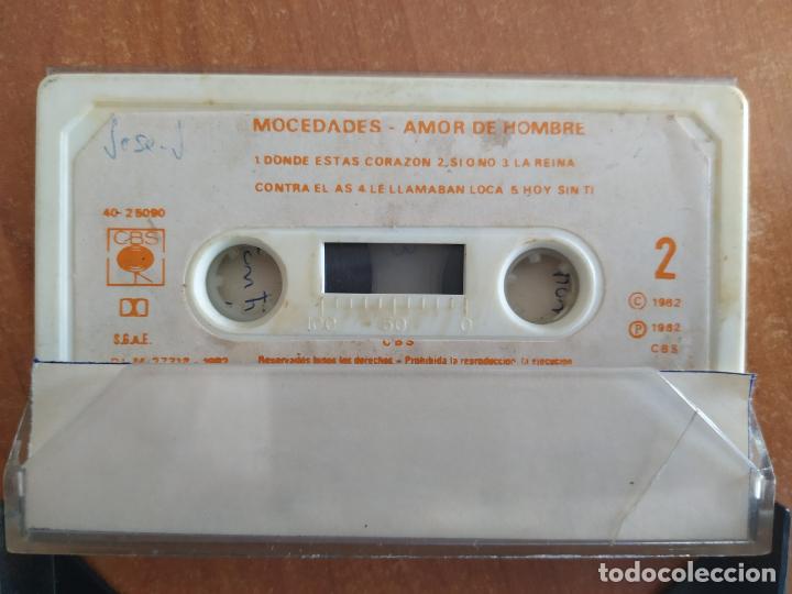 Casetes antiguos: MOCEDADES. Amor de hombre. CBS. A&ntilde;o 1982. - Foto 1