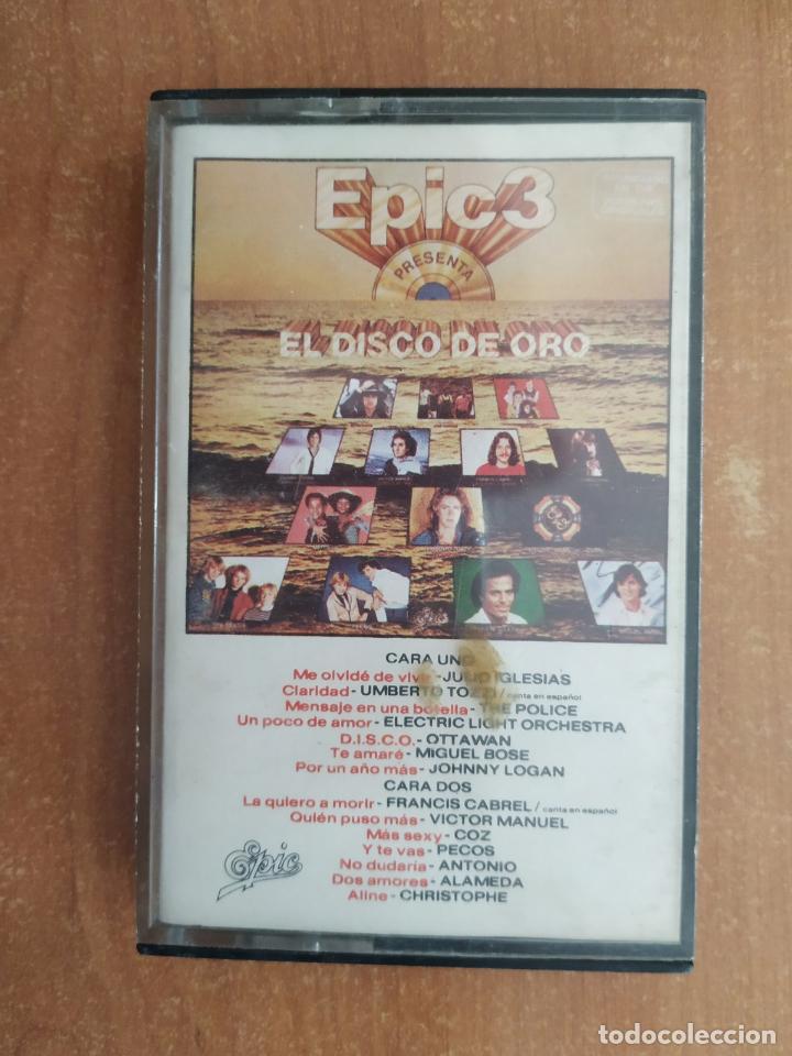 Casetes antiguos: EPIC 3 presenta EL DISCO DE ORO. A&ntilde;o 1980. - Foto 1