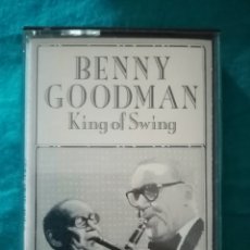 Casetes antiguos: 1986 CASETE, CASSETTE. BENNY GOODMAN. KING OF SWING. LET'S DANCE, AIR MAIL SPECIAL.... Lote 217746480