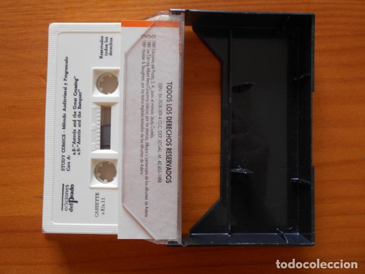 Casetes antiguos: CASSETTE ASTERIX - METODO AUDIOVISUAL Y PROGRAMADO - STUDY COMICS - A.8 / A.11 - CASETE (X6) - Foto 2