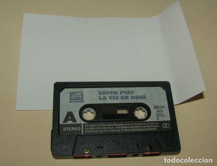 Casetes antiguos: EDITH PIAF - LA VIE EN ROSE - (CAJ-3) - Foto 2
