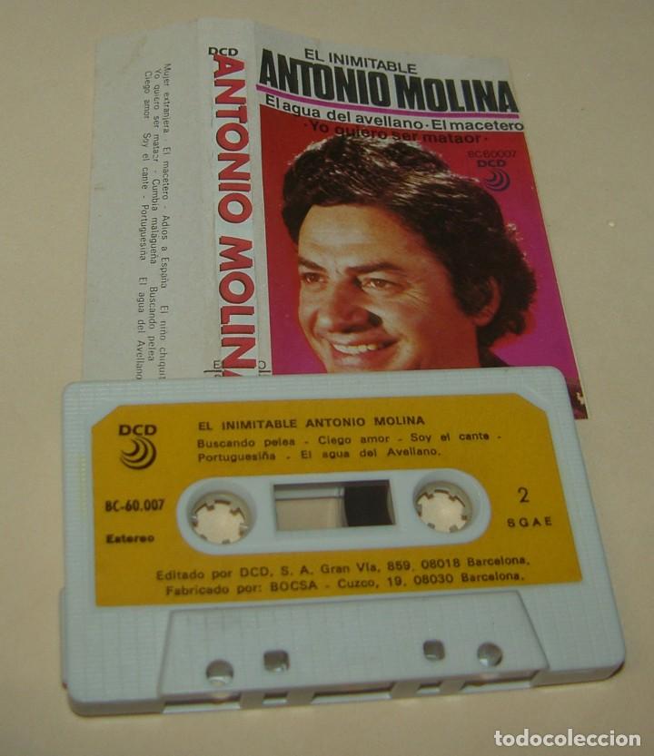 Casetes antiguos: ANTONIO MOLINA - EL INIMITABLE - DCD (CAJ-4) - Foto 1