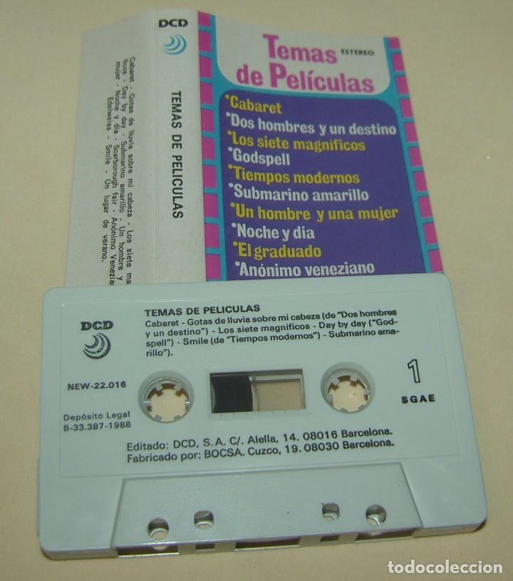 Casetes antiguos: TEMAS DE PELICULAS - DCD (CAJ-3) - Foto 1