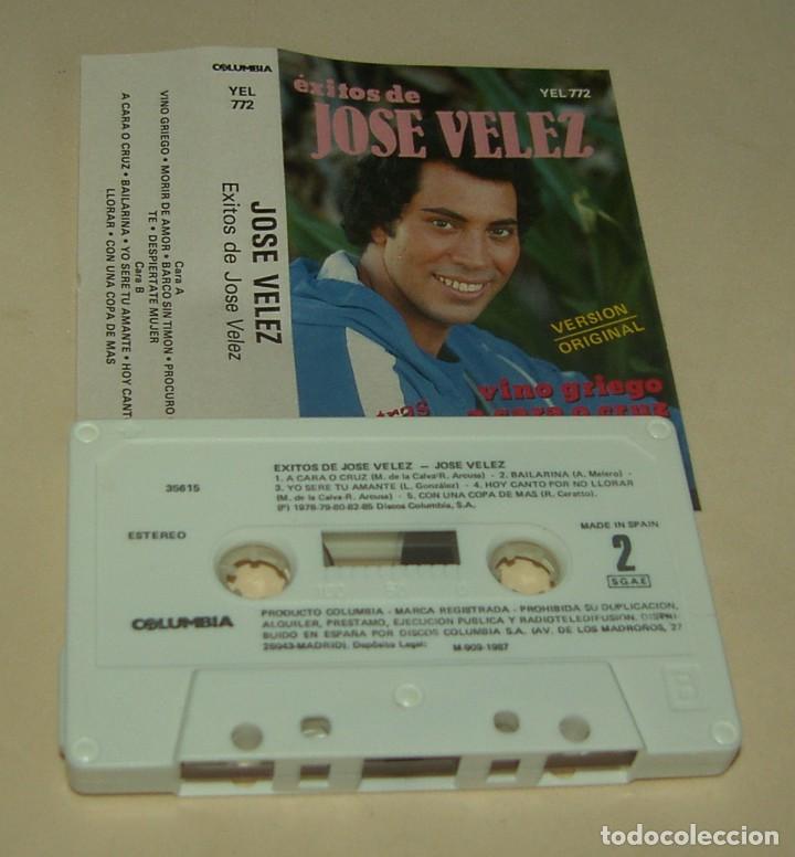 Casetes antiguos: JOSE VELEZ - EXITOS DE- (CAJ-3) - Foto 1