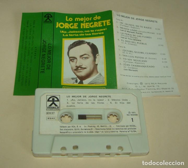 Casetes antiguos: JORGE NEGRETE - LO MEJOR DE - (CAJ-3) - Foto 1