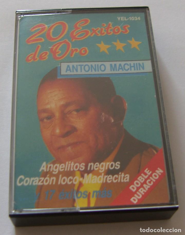 Casetes antiguos: ANTONIO MACHIN - 20 EXITOS DE ORO - (CAJ-4) - Foto 1