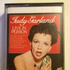 Casetes antiguos: CASETE -JUDY GARLAND LIVE IN PERSON. Lote 218675268