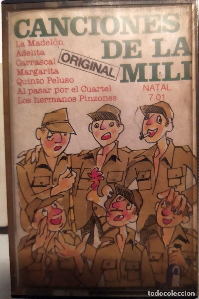 Cassette antiche: CANCIONES DE LA MILI. QUINTO PELUSO. ADELITA. AL PASAR POR EL CUARTEL, ETC&hellip;