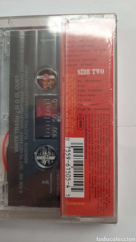 Casetes antiguos: WHITE TRASH SI O SI cassette - Foto 2