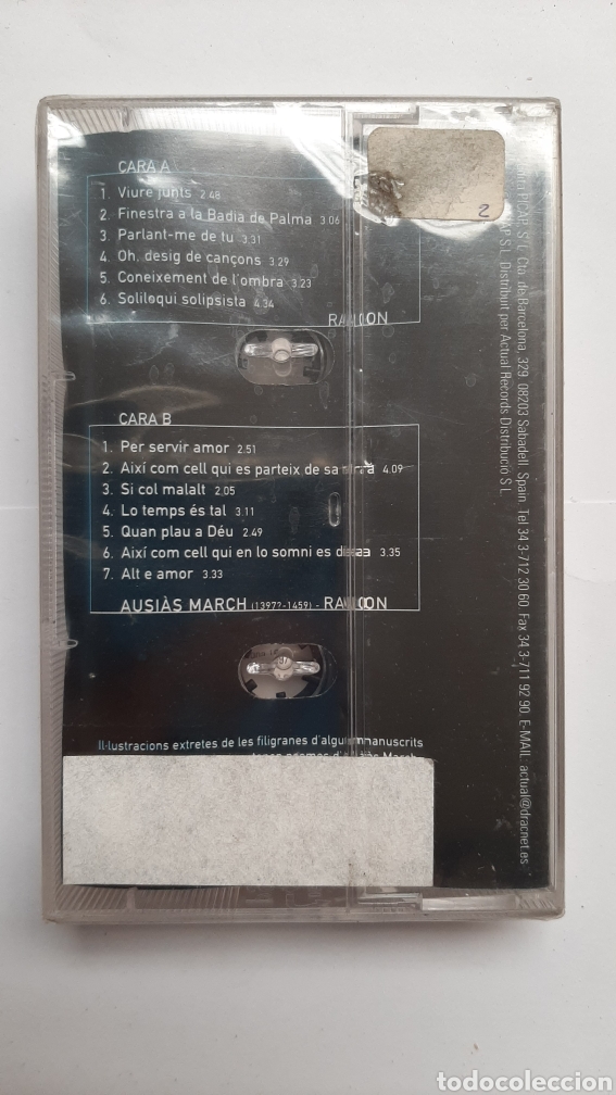 Casetes antiguos: RAIMON CAN&Ccedil;ONS DE MAI cassette - Foto 2