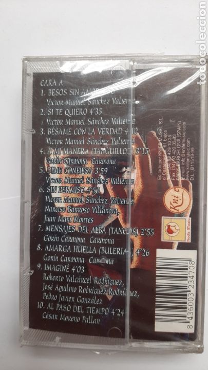 Casetes antiguos: JOAQUIN GOMEZ EL DUENDE ABRAZADO A LA LUNA cassette - Foto 2