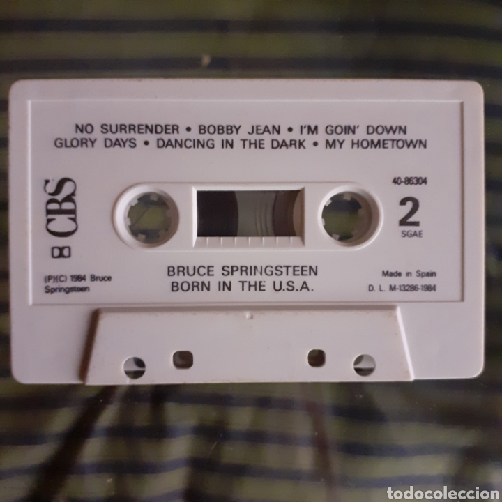 Casetes antiguos: Bruce Springsteen. Born un the U.S.A. 1984. - Foto 3