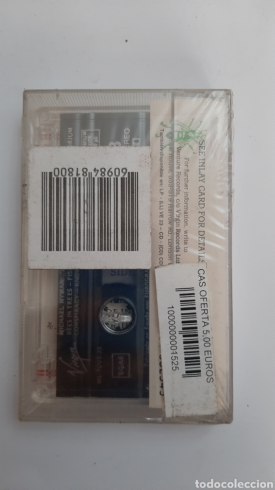 Casetes antiguos: MICHAEL NYMAN DROWNING BY NUMBERS cassette nuevo - Foto 2