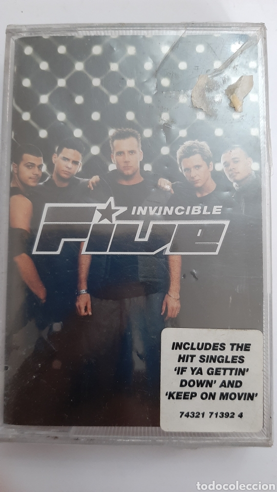 Casetes antiguos: FIVE: INVINCIBLE cassette nuevo - Foto 1